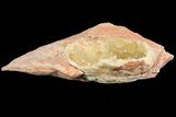 Fluorescent Calcite Geode In Sandstone - Morocco #69896-3